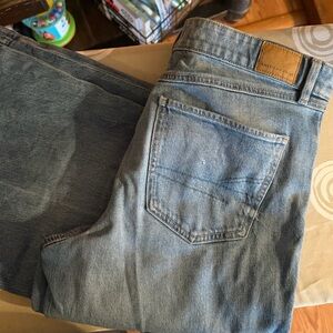 American Eagle Outfitters Light Blue Straight Jeans